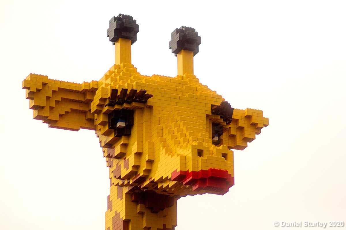 The Lego Giraffe - Public Art in the City!